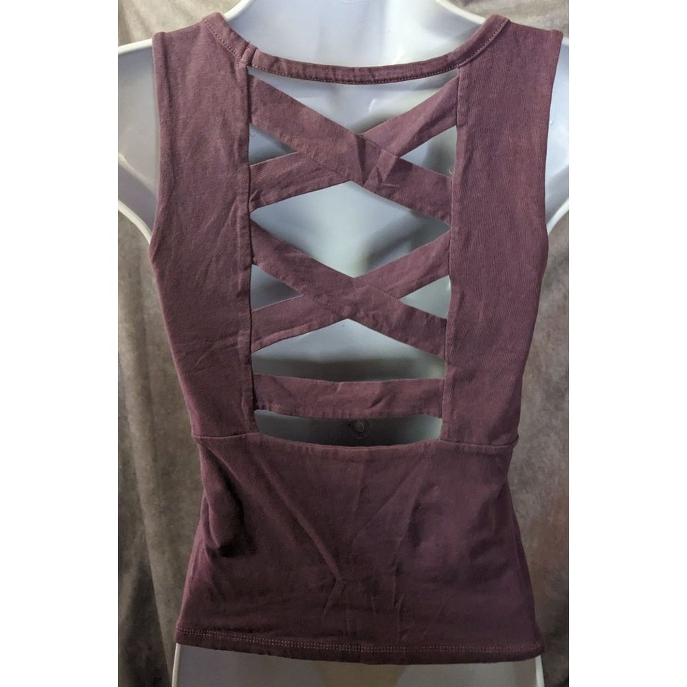 American Eagle Outfitters AEO First Essentials Crisscross Back Tank Top - Picture 5 of 6